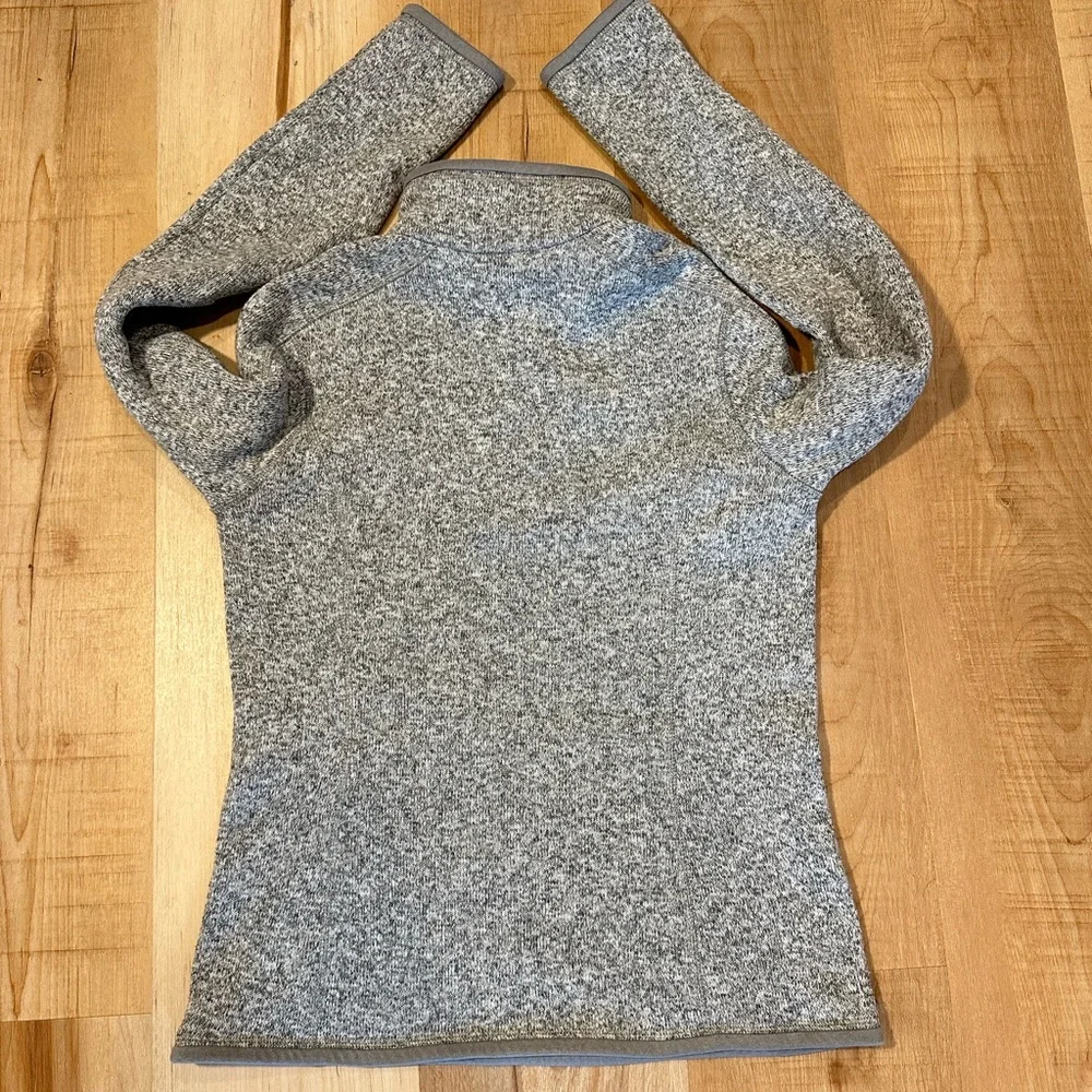 Patagonia Women's Better Sweater 1/4 Zip Fleece In Gray Sz S - Picture 5 of 15